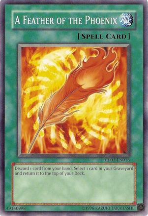 A Feather of the Phoenix (CP03-EN018) - Champion Pack 3 Unlimited Champion Pack 3 Yugioh Single  Squirtle Squad Card Shop.