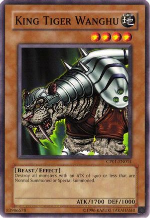 King Tiger Wanghu (CP01-EN014) - Champion Pack 1 Unlimited Champion Pack 1 Yugioh Single  Squirtle Squad Card Shop.