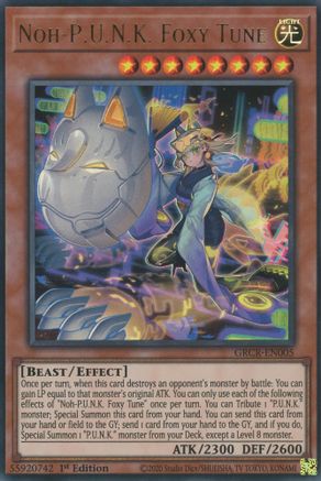 Noh-P.U.N.K. Foxy Tune (GRCR-EN005) - The Grand Creators 1st Edition The Grand Creators Yugioh Single  Squirtle Squad Card Shop.