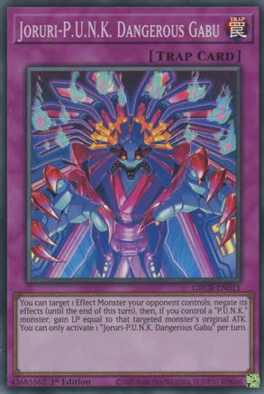 Joruri-P.U.N.K. Dangerous Gabu (GRCR-EN011) - The Grand Creators 1st Edition The Grand Creators Yugioh Single  Squirtle Squad Card Shop.