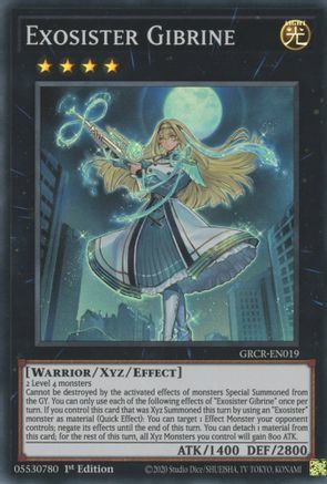 Exosister Gibrine (GRCR-EN019) - The Grand Creators 1st Edition The Grand Creators Yugioh Single  Squirtle Squad Card Shop.