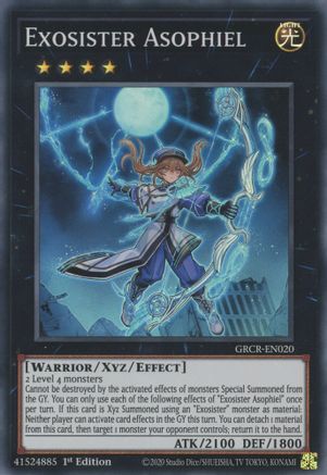 Exosister Asophiel (GRCR-EN020) - The Grand Creators 1st Edition The Grand Creators Yugioh Single  Squirtle Squad Card Shop.