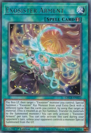 Exosister Arment (GRCR-EN022) - The Grand Creators 1st Edition The Grand Creators Yugioh Single  Squirtle Squad Card Shop.