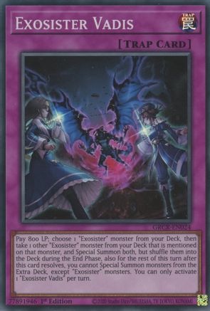 Exosister Vadis (GRCR-EN024) - The Grand Creators 1st Edition The Grand Creators Yugioh Single  Squirtle Squad Card Shop.