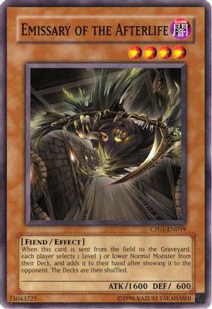Emissary of the Afterlife (CP01-EN019) - Champion Pack 1 Unlimited Champion Pack 1 Yugioh Single  Squirtle Squad Card Shop.