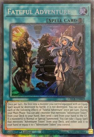 Fateful Adventure (CR) (GRCR-EN029) - The Grand Creators 1st Edition The Grand Creators Yugioh Single  Squirtle Squad Card Shop.