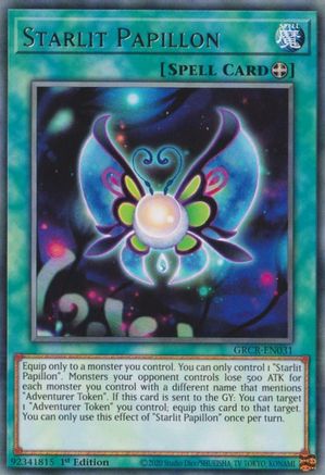 Starlit Papillon (GRCR-EN031) - The Grand Creators 1st Edition The Grand Creators Yugioh Single  Squirtle Squad Card Shop.