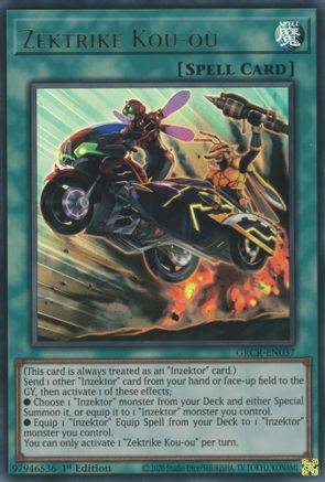 Zektrike Kou-ou (GRCR-EN037) - The Grand Creators 1st Edition The Grand Creators Yugioh Single  Squirtle Squad Card Shop.