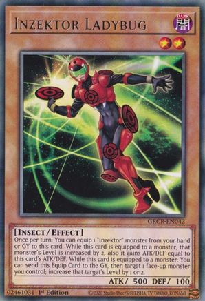 Inzektor Ladybug (GRCR-EN042) - The Grand Creators 1st Edition The Grand Creators Yugioh Single  Squirtle Squad Card Shop.