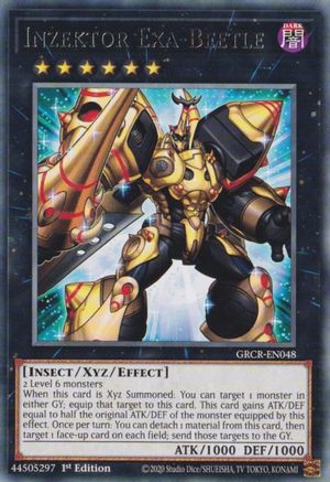 Inzektor Exa-Beetle (GRCR-EN048) - The Grand Creators 1st Edition The Grand Creators Yugioh Single  Squirtle Squad Card Shop.