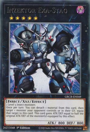 Inzektor Exa-Stag (GRCR-EN049) - The Grand Creators 1st Edition The Grand Creators Yugioh Single  Squirtle Squad Card Shop.
