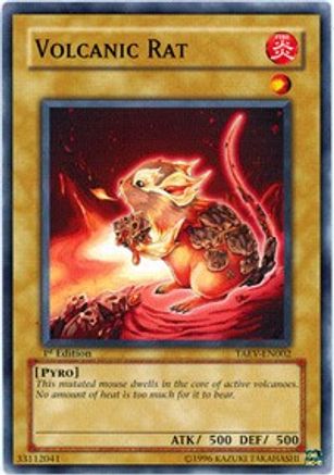 Volcanic Rat (TAEV-EN002) - Tactical Evolution 1st Edition Tactical Evolution Yugioh Single  Squirtle Squad Card Shop.