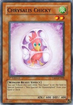 Chrysalis Chicky (TAEV-EN008) - Tactical Evolution Unlimited Tactical Evolution Yugioh Single  Squirtle Squad Card Shop.