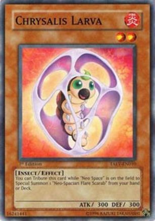 Chrysalis Larva (TAEV-EN010) - Tactical Evolution 1st Edition Tactical Evolution Yugioh Single  Squirtle Squad Card Shop.