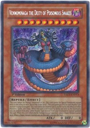 Vennominaga the Deity of Poisonous Snakes (TAEV-EN013) - Tactical Evolution Unlimited Tactical Evolution Yugioh Single  Squirtle Squad Card Shop.