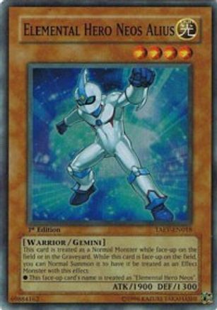 Elemental Hero Neos Alius (TAEV-EN018) - Tactical Evolution Unlimited Tactical Evolution Yugioh Single  Squirtle Squad Card Shop.
