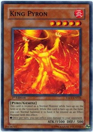 King Pyron (TAEV-EN026) - Tactical Evolution Unlimited Tactical Evolution Yugioh Single  Squirtle Squad Card Shop.