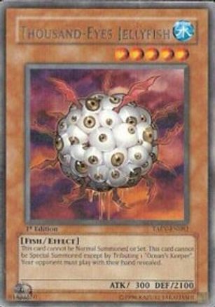 Thousand-Eyes Jellyfish (TAEV-EN082) - Tactical Evolution Unlimited Tactical Evolution Yugioh Single  Squirtle Squad Card Shop.