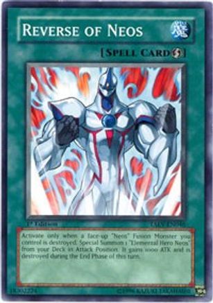 Reverse of Neos (TAEV-EN046) - Tactical Evolution Unlimited Tactical Evolution Yugioh Single  Squirtle Squad Card Shop.