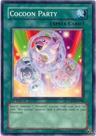 Cocoon Party (TAEV-EN048) - Tactical Evolution Unlimited Tactical Evolution Yugioh Single  Squirtle Squad Card Shop.