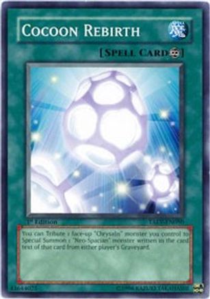Cocoon Rebirth (TAEV-EN050) - Tactical Evolution Unlimited Tactical Evolution Yugioh Single  Squirtle Squad Card Shop.