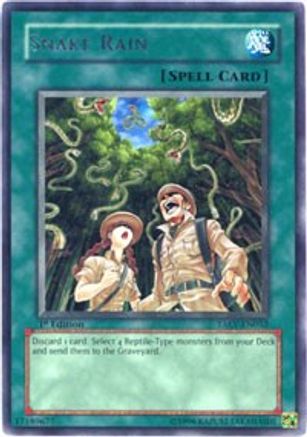 Snake Rain (TAEV-EN052) - Tactical Evolution 1st Edition Tactical Evolution Yugioh Single  Squirtle Squad Card Shop.