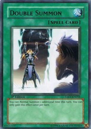 Double Summon (TAEV-EN056) - Tactical Evolution 1st Edition Tactical Evolution Yugioh Single  Squirtle Squad Card Shop.