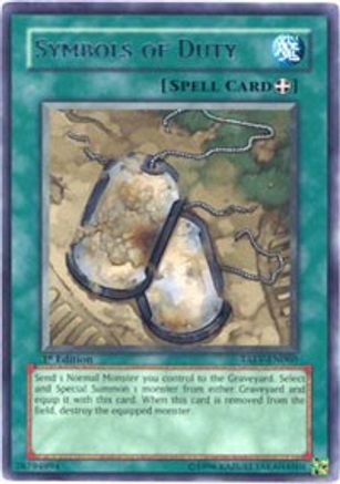 Symbols of Duty (TAEV-EN060) - Tactical Evolution Unlimited Tactical Evolution Yugioh Single  Squirtle Squad Card Shop.
