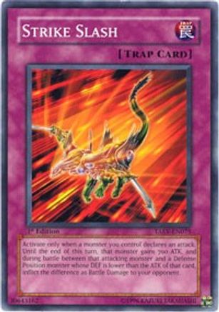 Strike Slash (TAEV-EN075) - Tactical Evolution 1st Edition Tactical Evolution Yugioh Single  Squirtle Squad Card Shop.