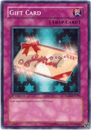 Gift Card (TAEV-EN078) - Tactical Evolution 1st Edition Tactical Evolution Yugioh Single  Squirtle Squad Card Shop.