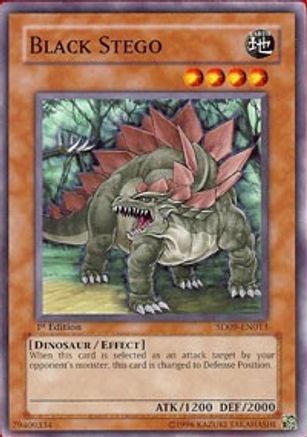 Black Stego (SD09-EN013) - Structure Deck: Dinosaur's Rage 1st Edition Structure Deck: Dinosaur's Rage Yugioh Single  Squirtle Squad Card Shop.