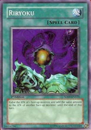 Riryoku (SD09-EN021) - Structure Deck: Dinosaur's Rage 1st Edition Structure Deck: Dinosaur's Rage Yugioh Single  Squirtle Squad Card Shop.