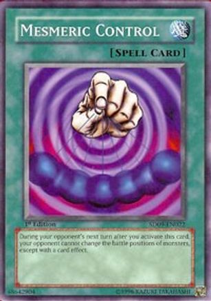 Mesmeric Control (SD09-EN022) - Structure Deck: Dinosaur's Rage 1st Edition Structure Deck: Dinosaur's Rage Yugioh Single  Squirtle Squad Card Shop.