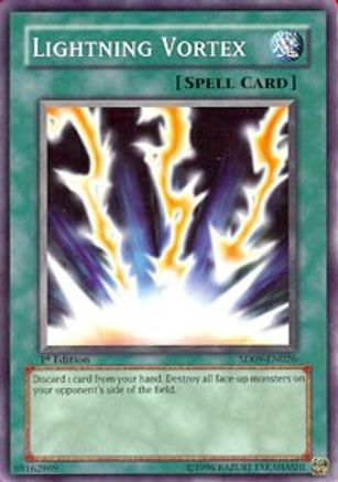 Lightning Vortex (SD09-EN026) - Structure Deck: Dinosaur's Rage 1st Edition Structure Deck: Dinosaur's Rage Yugioh Single  Squirtle Squad Card Shop.