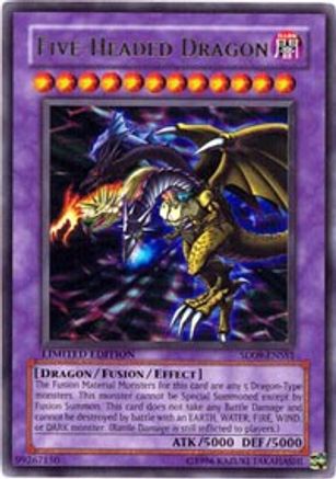 Five-Headed Dragon (SD09-ENSS1) - Structure Deck: Dinosaur's Rage Limited Structure Deck: Dinosaur's Rage Yugioh Single  Squirtle Squad Card Shop.