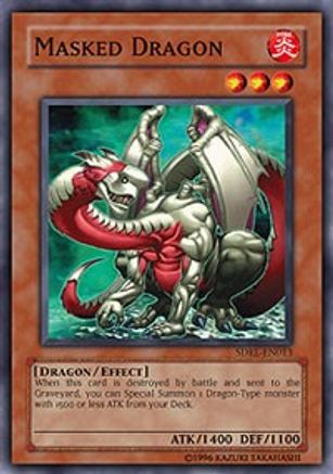 Masked Dragon (SDRL-EN013) - Structure Deck: Rise of the Dragon Lords 1st Edition Structure Deck: Rise of the Dragon Lords Yugioh Single  Squirtle Squad Card Shop.
