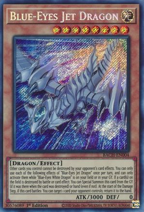 Blue-Eyes Jet Dragon (BACH-EN004) - Battle of Chaos 1st Edition Battle of Chaos Yugioh Single  Squirtle Squad Card Shop.