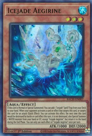 Icejade Aegirine (BACH-EN007) - Battle of Chaos 1st Edition Battle of Chaos Yugioh Single  Squirtle Squad Card Shop.