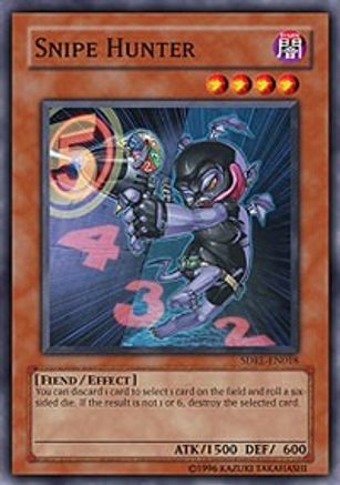 Snipe Hunter (SDRL-EN018) - Structure Deck: Rise of the Dragon Lords 1st Edition Structure Deck: Rise of the Dragon Lords Yugioh Single  Squirtle Squad Card Shop.