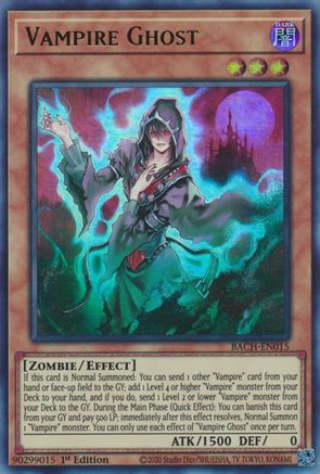 Vampire Ghost (BACH-EN015) - Battle of Chaos 1st Edition Battle of Chaos Yugioh Single  Squirtle Squad Card Shop.