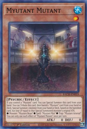 Myutant Mutant (BACH-EN019) - Battle of Chaos 1st Edition Battle of Chaos Yugioh Single  Squirtle Squad Card Shop.