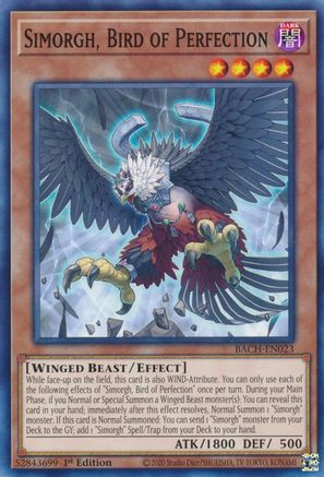 Simorgh, Bird of Perfection (BACH-EN023) - Battle of Chaos 1st Edition Battle of Chaos Yugioh Single  Squirtle Squad Card Shop.