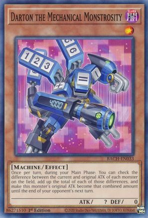 Darton the Mechanical Monstrosity (BACH-EN033) - Battle of Chaos 1st Edition Battle of Chaos Yugioh Single  Squirtle Squad Card Shop.