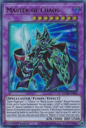 Master of Chaos (BACH-EN036) - Battle of Chaos 1st Edition Battle of Chaos Yugioh Single  Squirtle Squad Card Shop.