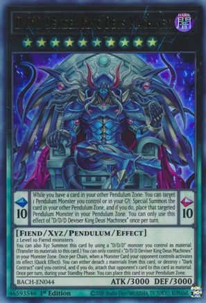 D/D/D Deviser King Deus Machinex (BACH-EN044) - Battle of Chaos 1st Edition Battle of Chaos Yugioh Single  Squirtle Squad Card Shop.