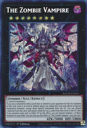 The Zombie Vampire (BACH-EN045) - Battle of Chaos 1st Edition Battle of Chaos Yugioh Single  Squirtle Squad Card Shop.