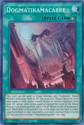 Dogmatikamacabre (BACH-EN054) - Battle of Chaos 1st Edition Battle of Chaos Yugioh Single  Squirtle Squad Card Shop.