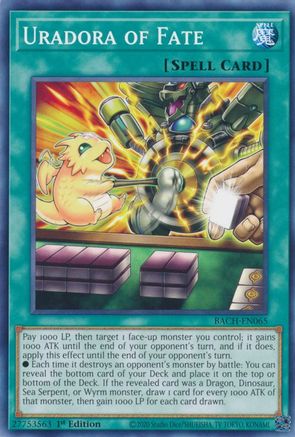 Uradora of Fate (BACH-EN065) - Battle of Chaos 1st Edition Battle of Chaos Yugioh Single  Squirtle Squad Card Shop.