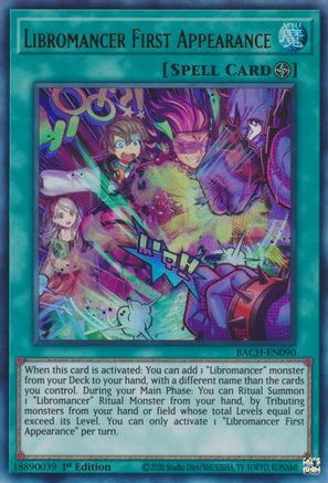 Libromancer First Appearance (BACH-EN090) - Battle of Chaos 1st Edition Battle of Chaos Yugioh Single  Squirtle Squad Card Shop.