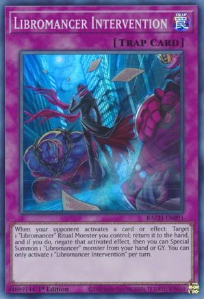Libromancer Intervention (BACH-EN091) - Battle of Chaos 1st Edition Battle of Chaos Yugioh Single  Squirtle Squad Card Shop.